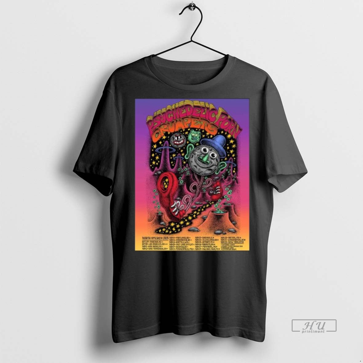 Officials Psychedelic Porn Crumpets North America - Adult & Kids T-Shirts, Sweatshirts & Hoodies apparel design preview 1