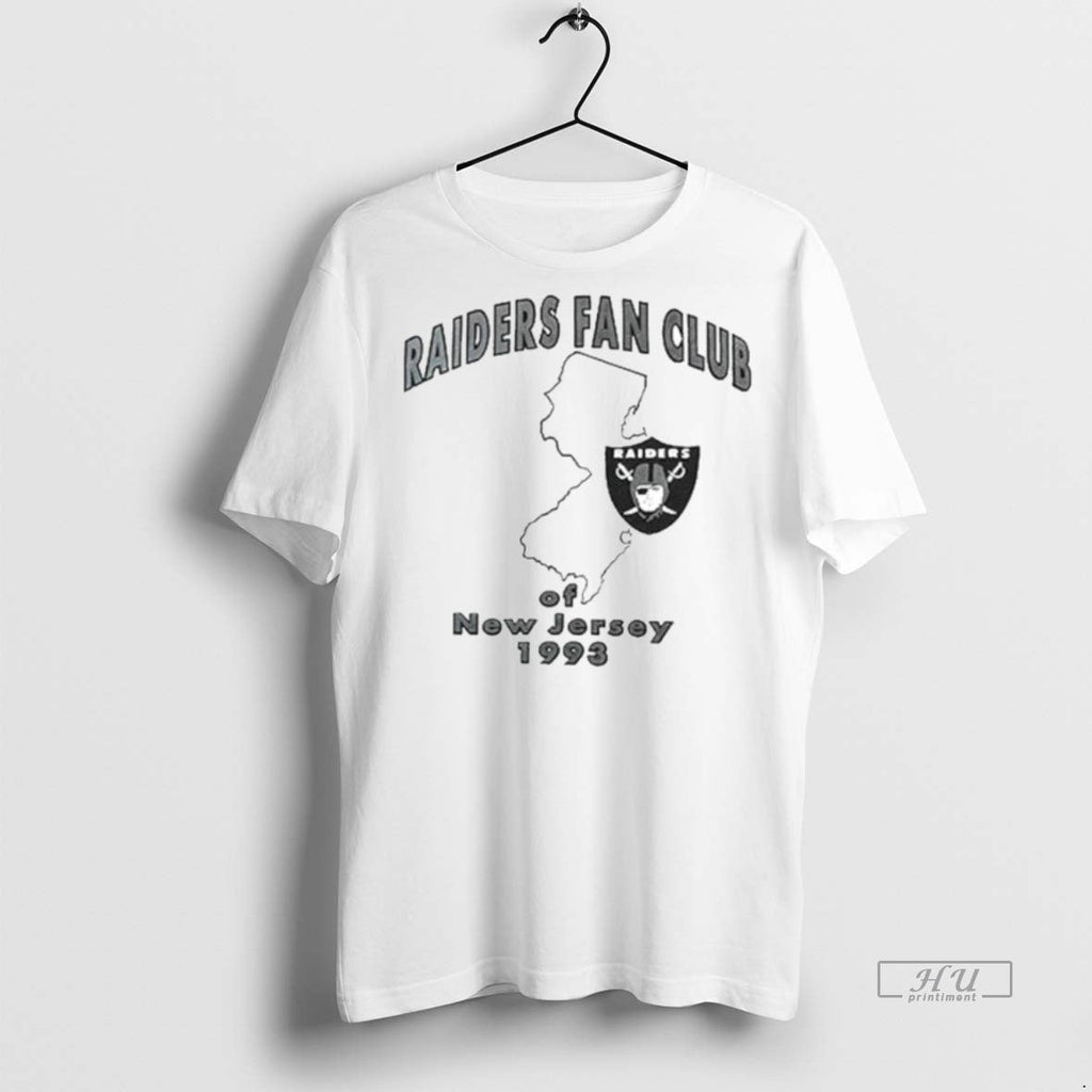 Officials Raiders Fan Club Of New Jersey 1993 - Adult & Kids T-Shirts, Sweatshirts & Hoodies apparel design preview 1