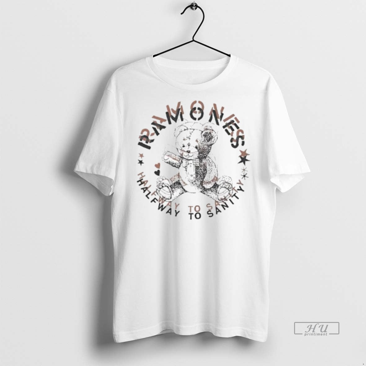 Officials Ramones Halfway To Sanity Studio Album - Adult & Kids T-Shirts, Sweatshirts & Hoodies apparel design preview 1