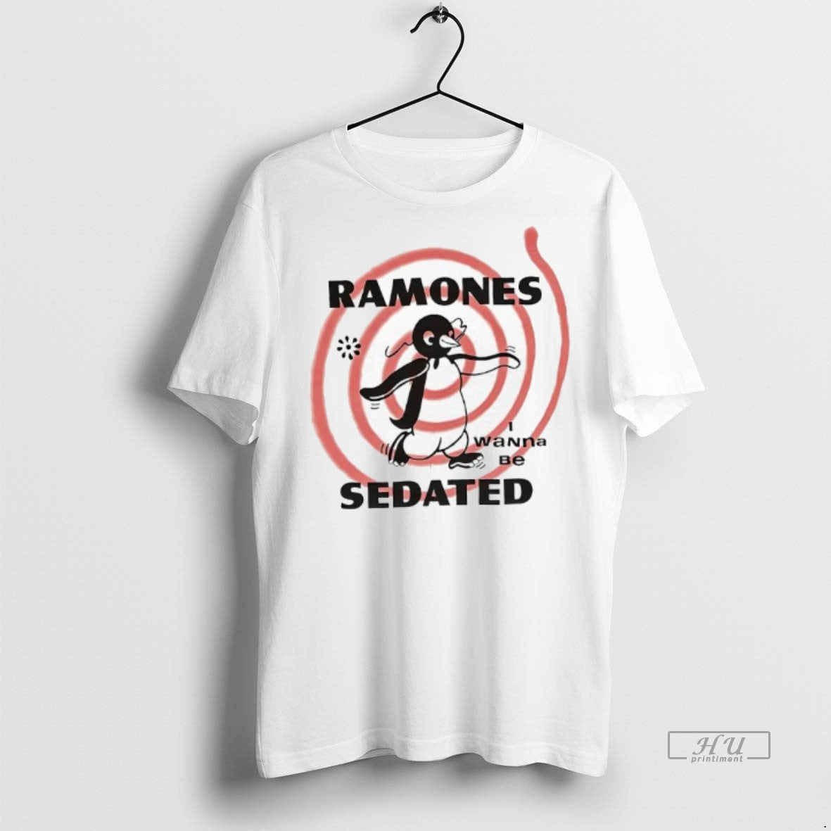 Officials Ramones I Wanna Be Sedated Band Graphic - Adult & Kids T-Shirts, Sweatshirts & Hoodies apparel design preview 1