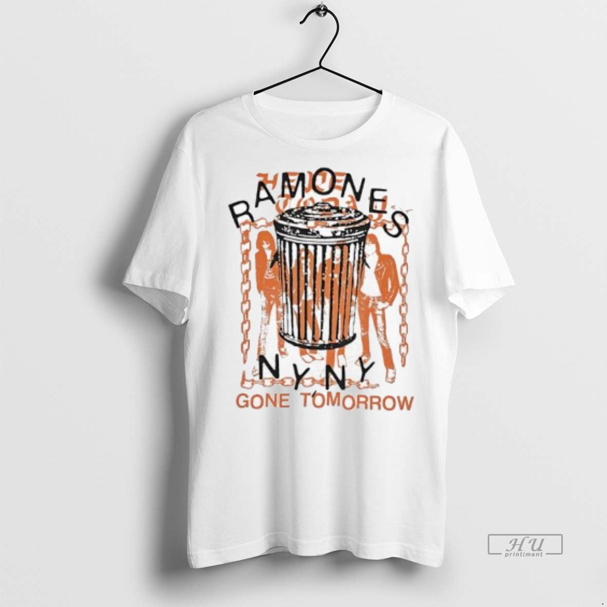 Officials Ramones Nyny Gone Tomorrow Band Graphic - Adult & Kids T-Shirts, Sweatshirts & Hoodies apparel design preview 1