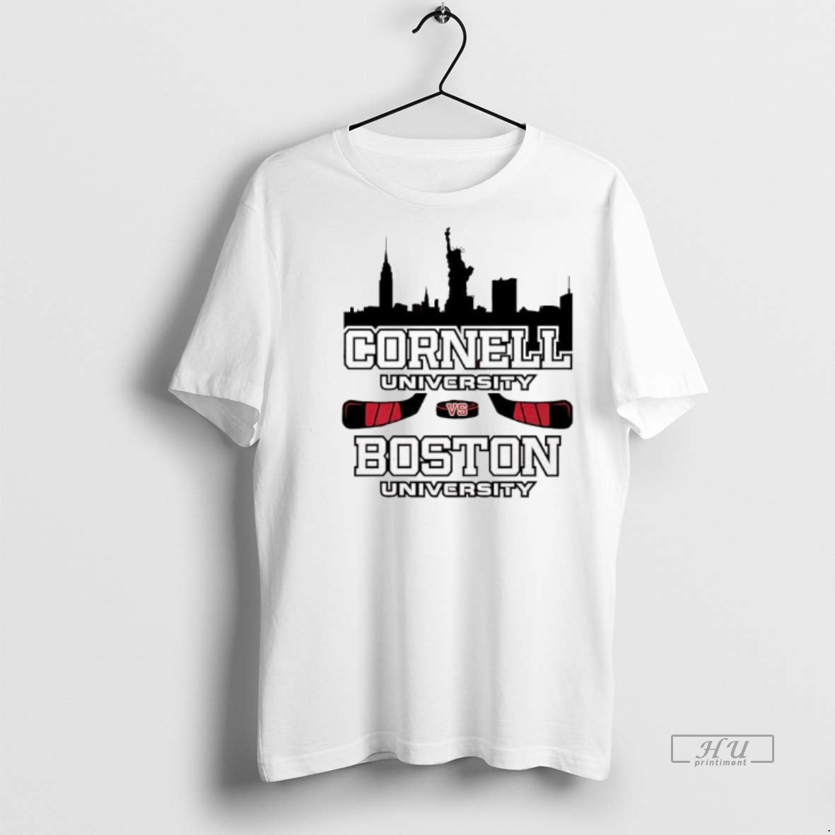 Officials Red Hot Hockey Cornell University And - Adult & Kids T-Shirts, Sweatshirts & Hoodies apparel design preview 1