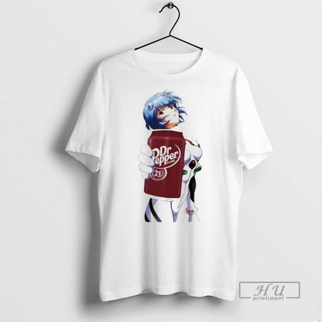Officials Rei Ayanami X Dr Pepper - Adult & Kids T-Shirts, Sweatshirts & Hoodies apparel design preview 1