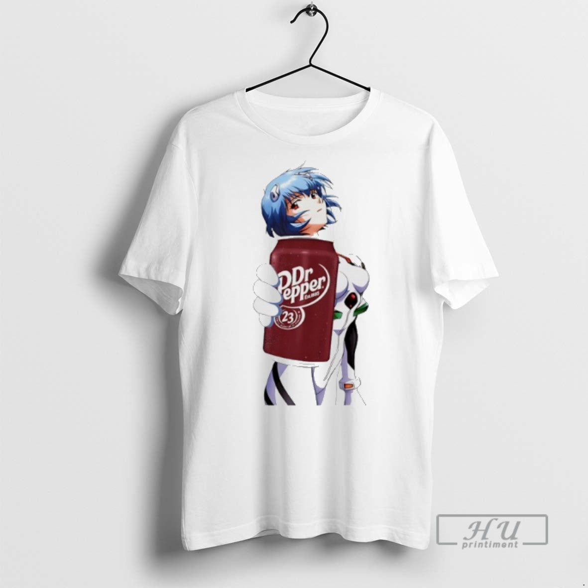 Officials Rei Ayanami X Dr Pepper - Adult & Kids T-Shirts, Sweatshirts & Hoodies apparel design preview 1