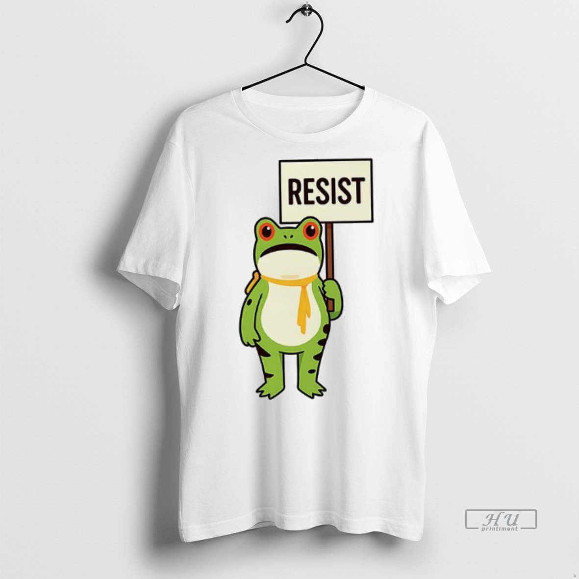 Officials Resist Portland Frog Protest Anti Ice - Adult & Kids T-Shirts, Sweatshirts & Hoodies apparel design preview 1