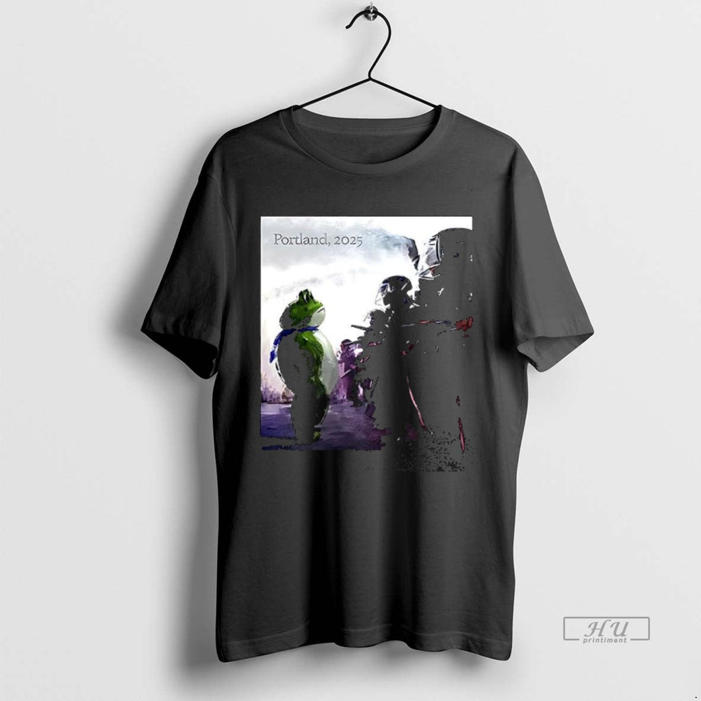 Officials Resist Portland Frog I Stand With Sweater - Adult & Kids T-Shirts, Sweatshirts & Hoodies apparel design preview 1