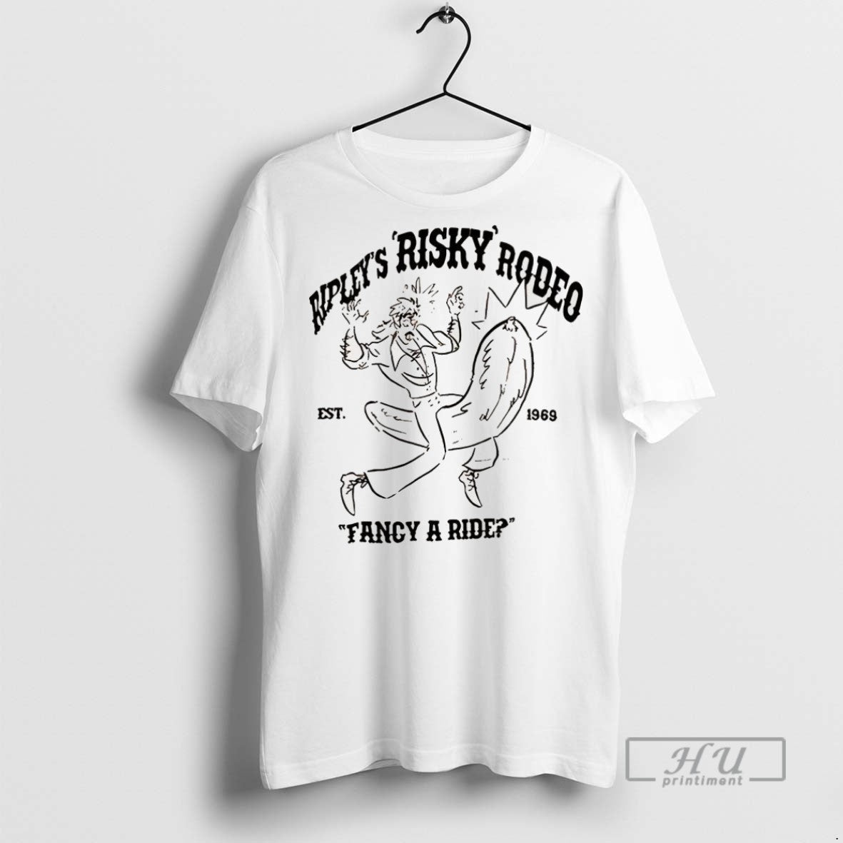 Officials Ripleys Risky Rodeo Fancy A Ride Est 1969 - Adult & Kids T-Shirts, Sweatshirts & Hoodies apparel design preview 1