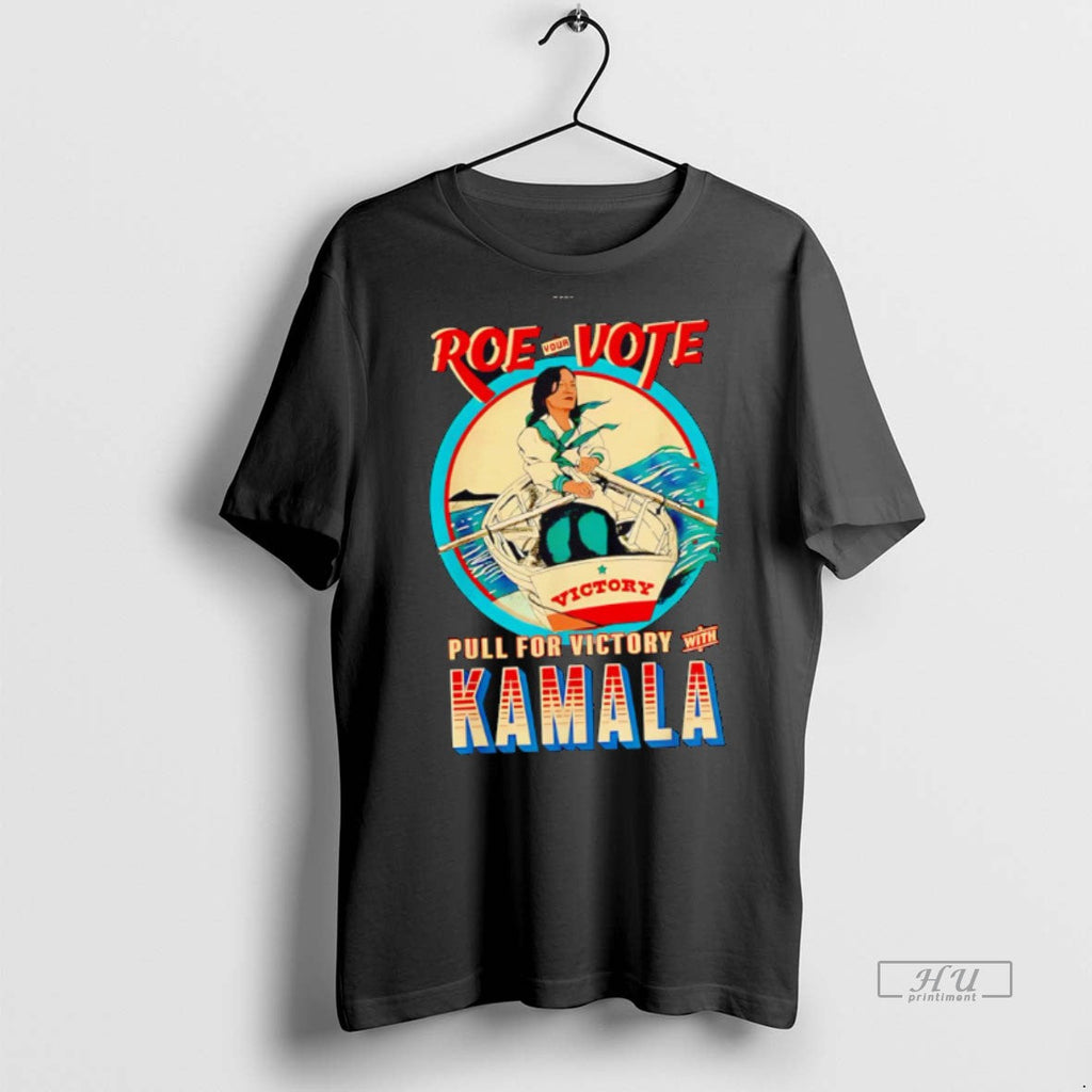 Officials Roe Your Vote Pull For Victory With Kamala - Adult & Kids T-Shirts, Sweatshirts & Hoodies apparel design preview 1