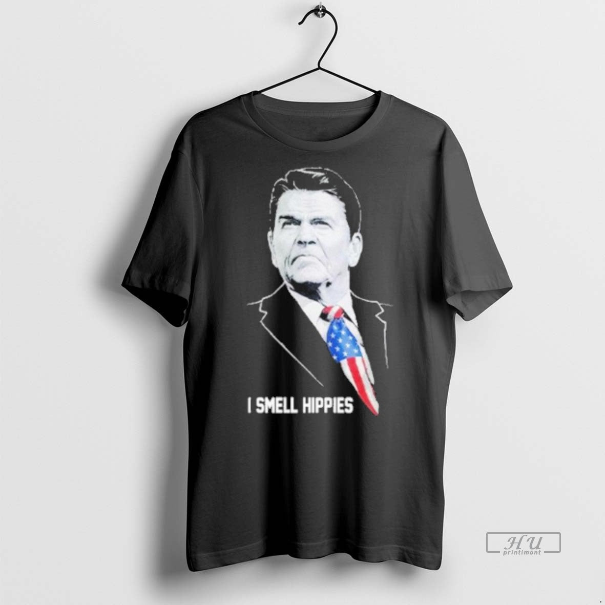 Officials Ronald Reagan I Smell Hippies Sweater - Adult & Kids T-Shirts, Sweatshirts & Hoodies apparel design preview 1