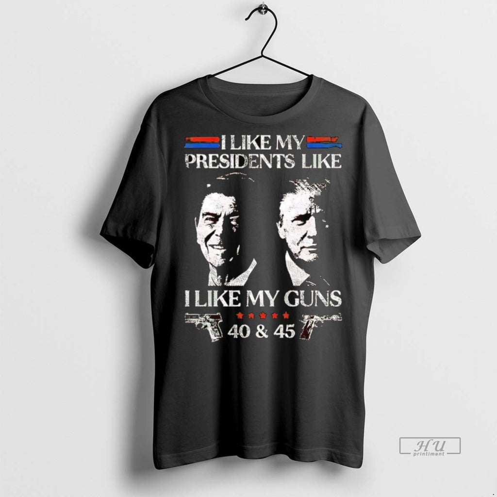 Officials Ronald Reagan And Trump I Like My - Adult & Kids T-Shirts, Sweatshirts & Hoodies apparel design preview 1