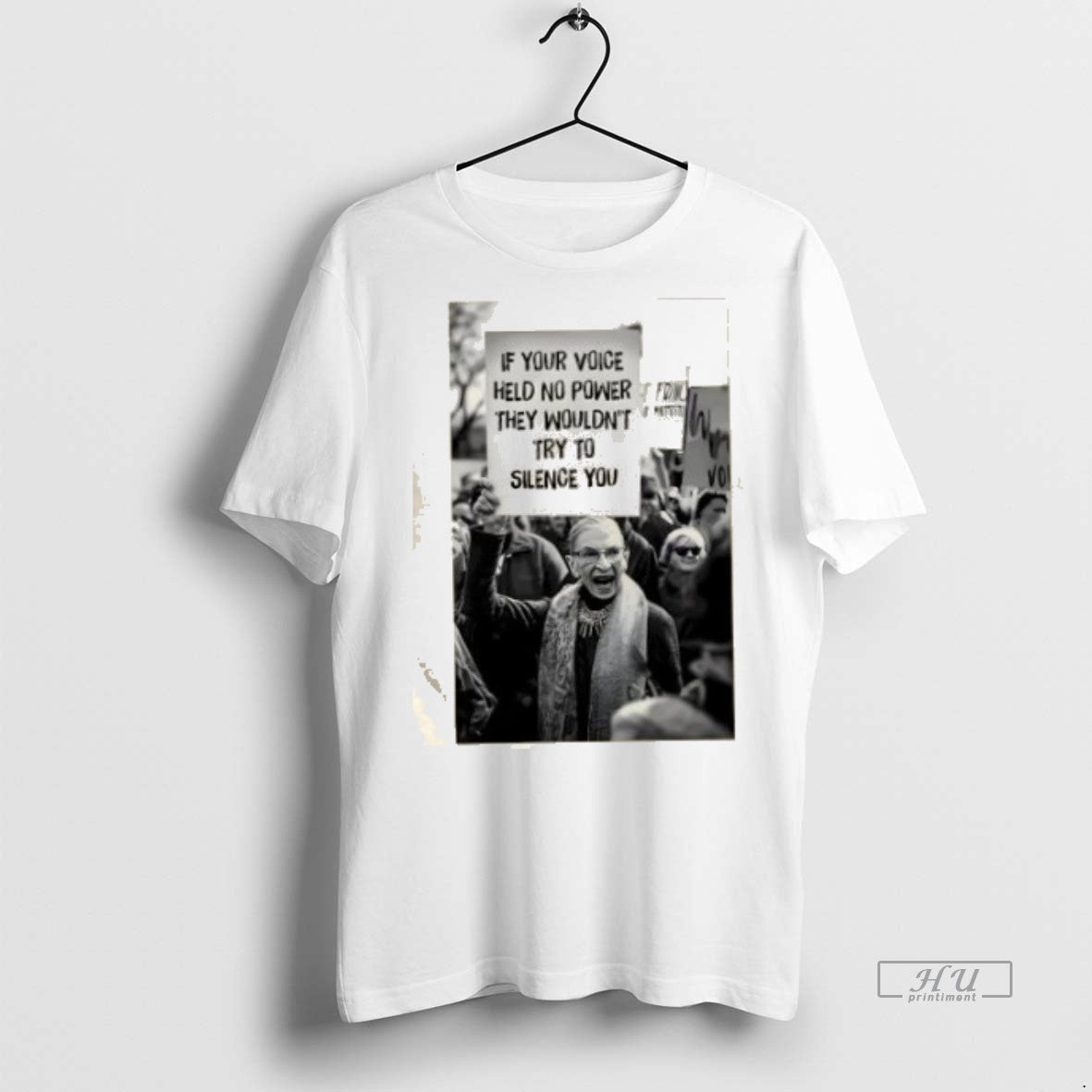 Officials Ruth Bader Ginsburg If Your Voice Held No - Adult & Kids T-Shirts, Sweatshirts & Hoodies apparel design preview 1