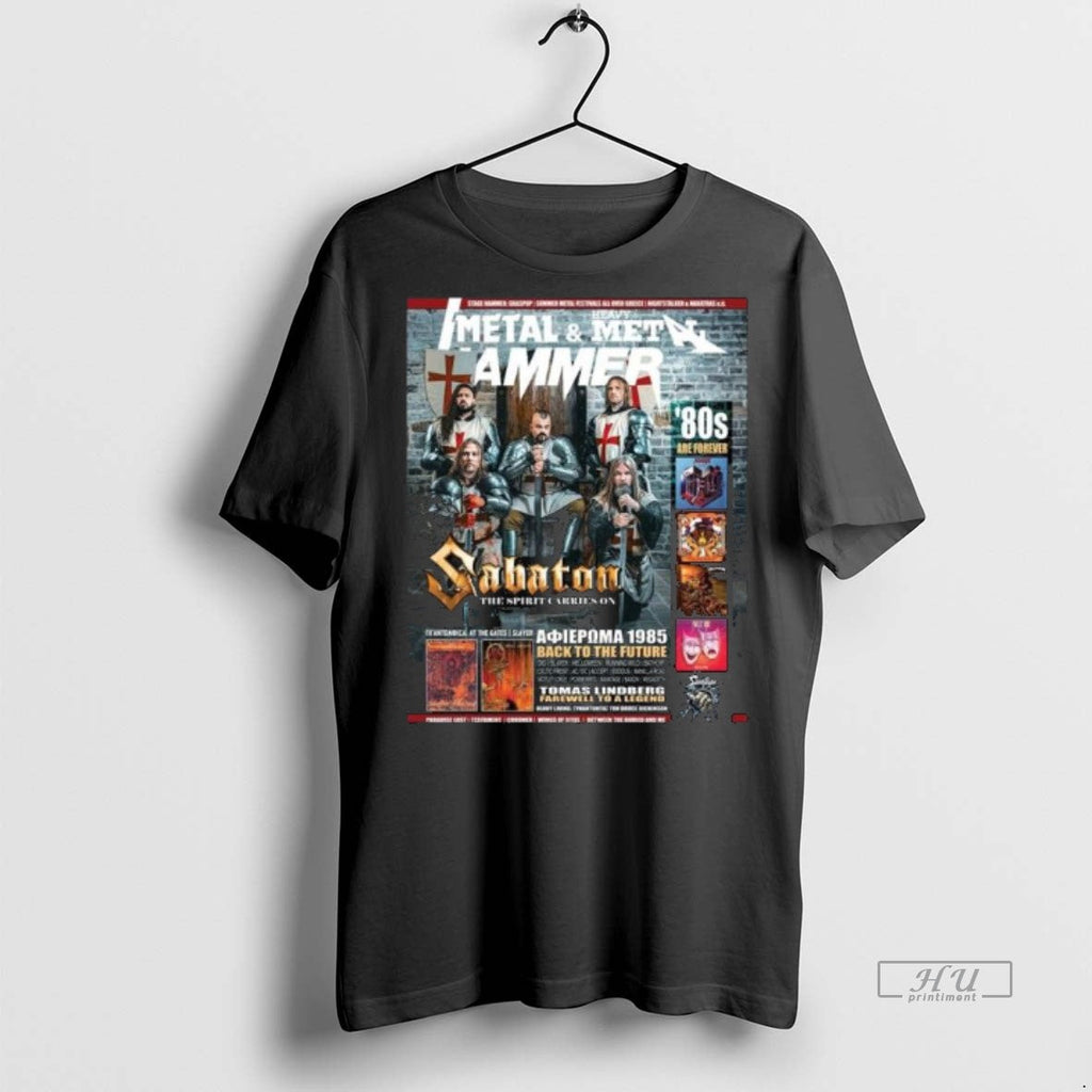 Officials Sabaton On The Cover Of Metal Hammer Greece - Adult & Kids T-Shirts, Sweatshirts & Hoodies apparel design preview 1