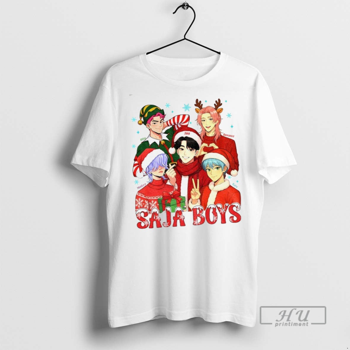 Officials Saja Boys Kpop Demon Hunters Anime Lover - Adult & Kids T-Shirts, Sweatshirts & Hoodies apparel design preview 1