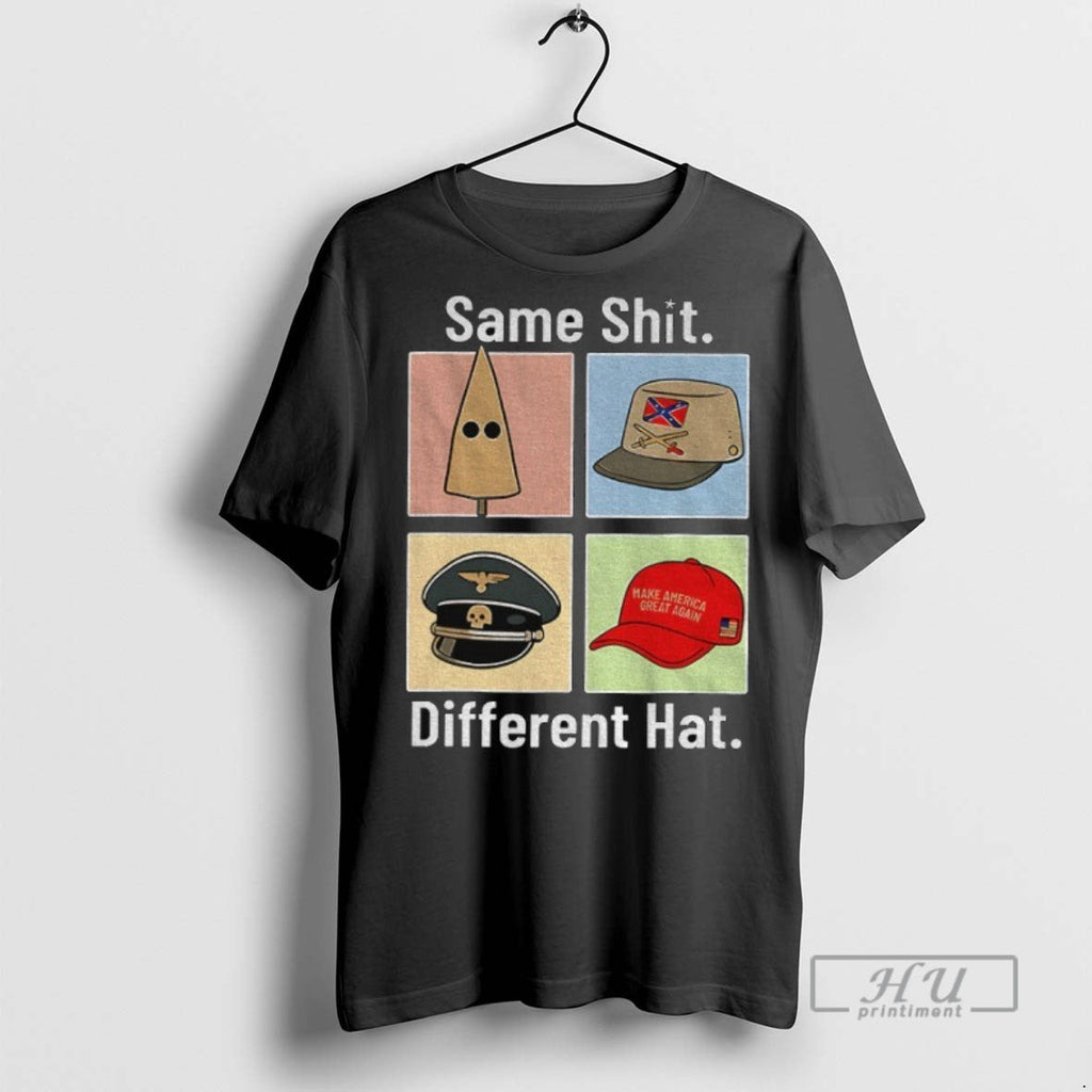 Officials Same Shit Different Hat Dark Humor - Adult & Kids T-Shirts, Sweatshirts & Hoodies apparel design preview 1