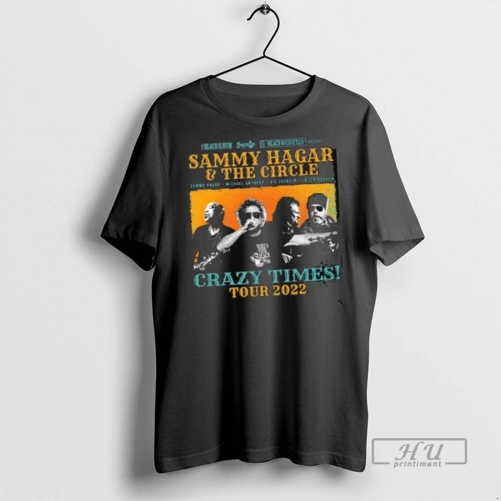 Officials Sammy Hagar And The Circle Crazy Times Tour - Adult & Kids T-Shirts, Sweatshirts & Hoodies apparel design preview 1