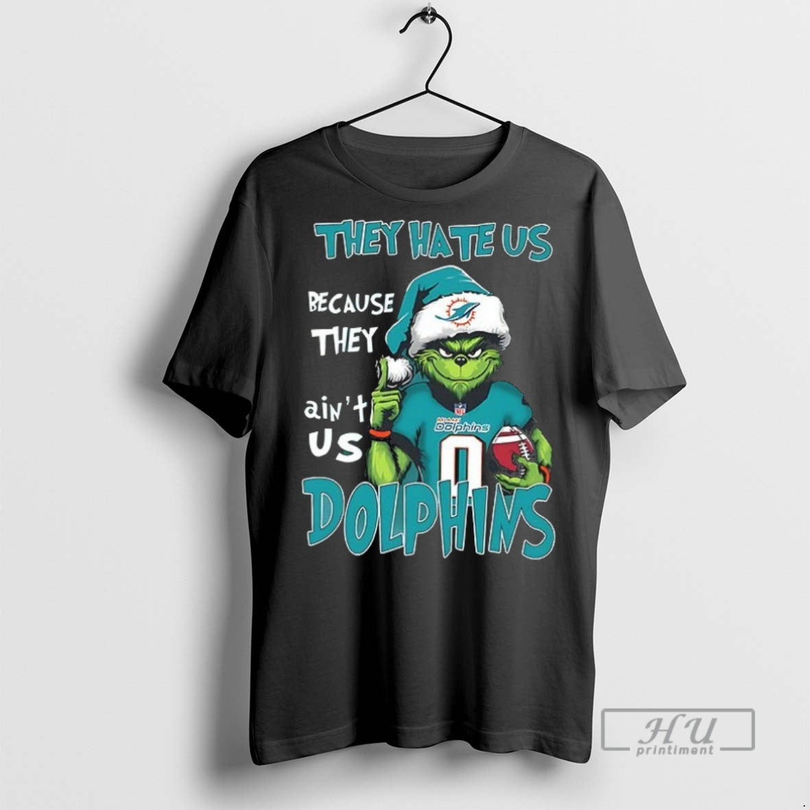 Officials Santa Grinch They Hate Us Because Aint - Adult & Kids T-Shirts, Sweatshirts & Hoodies apparel design preview 1