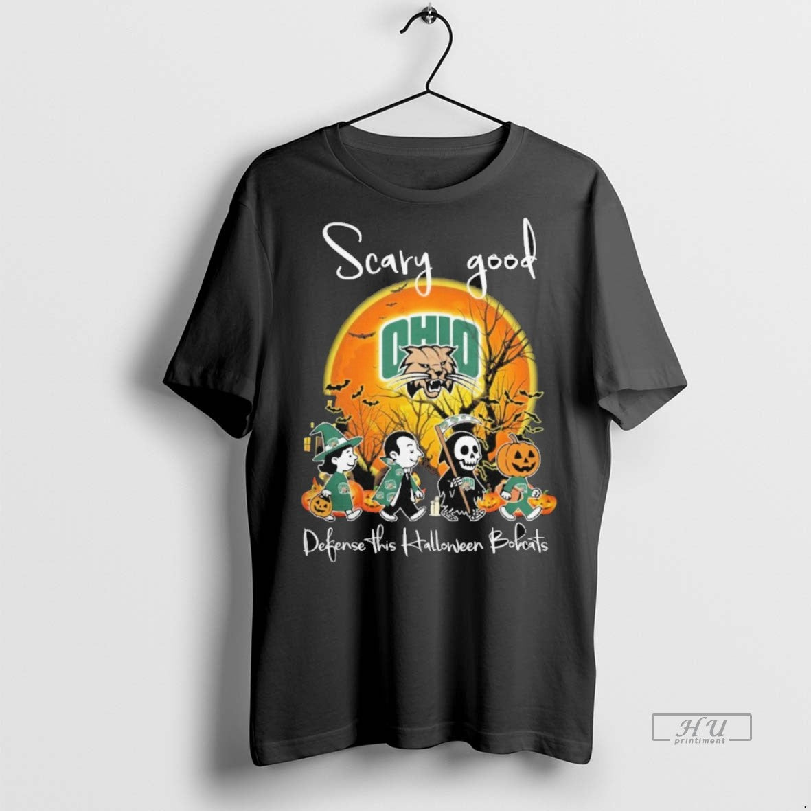 Officials Scary Good Defense This Halloween Ohio - Adult & Kids T-Shirts, Sweatshirts & Hoodies apparel design preview 1