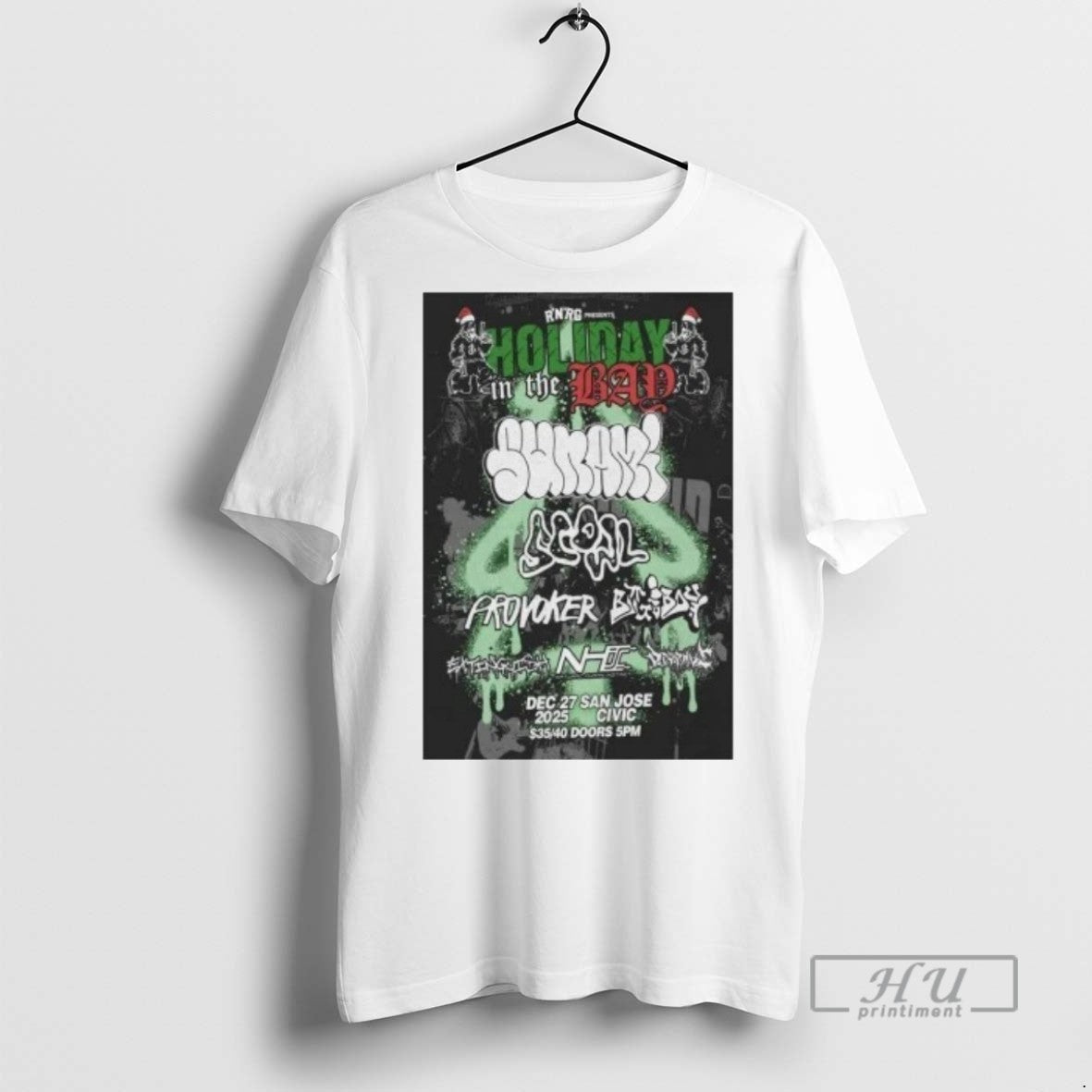 Officials Scowl Sunami Dec 27 2025 San Jose Civic Ca - Adult & Kids T-Shirts, Sweatshirts & Hoodies apparel design preview 1