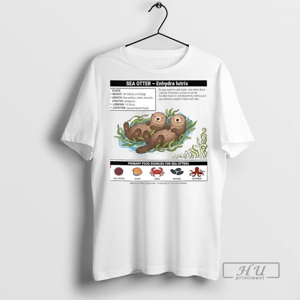 Officials Sea Otter Enhydra Lutris Primary Food - Adult & Kids T-Shirts, Sweatshirts & Hoodies apparel design preview 1