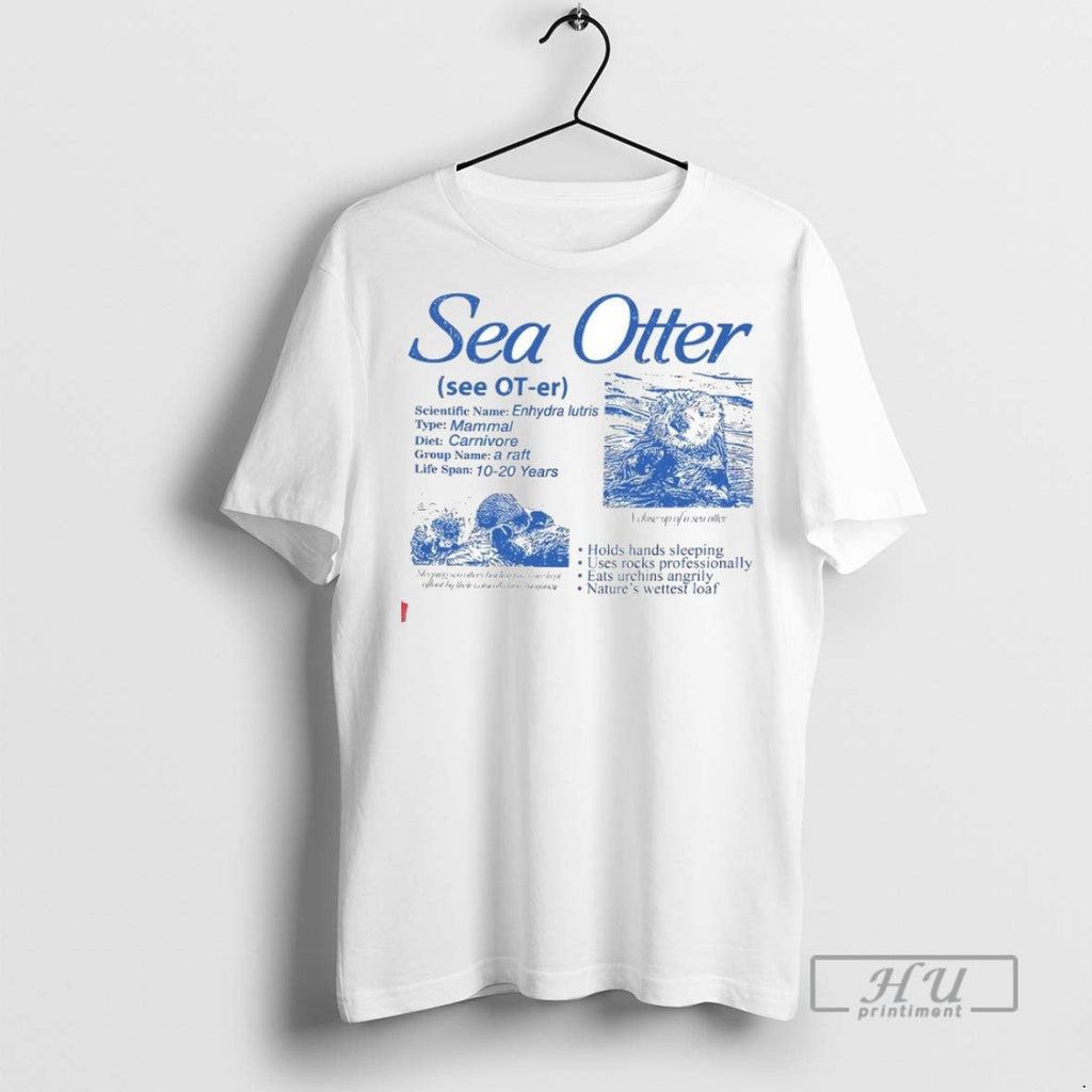Officials Sea Otter Vintage 90s Cute Raft Nature - Adult & Kids T-Shirts, Sweatshirts & Hoodies apparel design preview 1