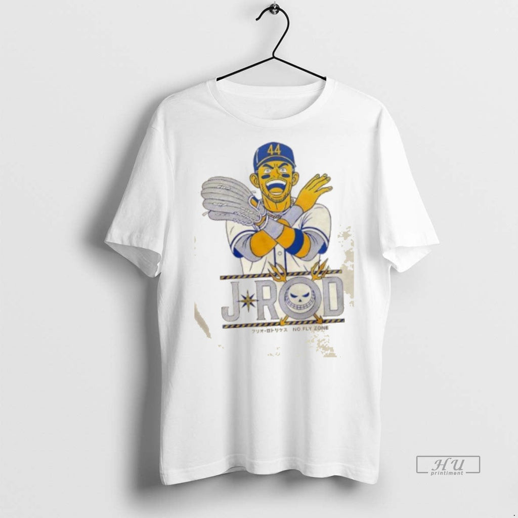 Officials Seattle Mariners J Rod No Fly Zone 2 Sided - Adult & Kids T-Shirts, Sweatshirts & Hoodies apparel design preview 1