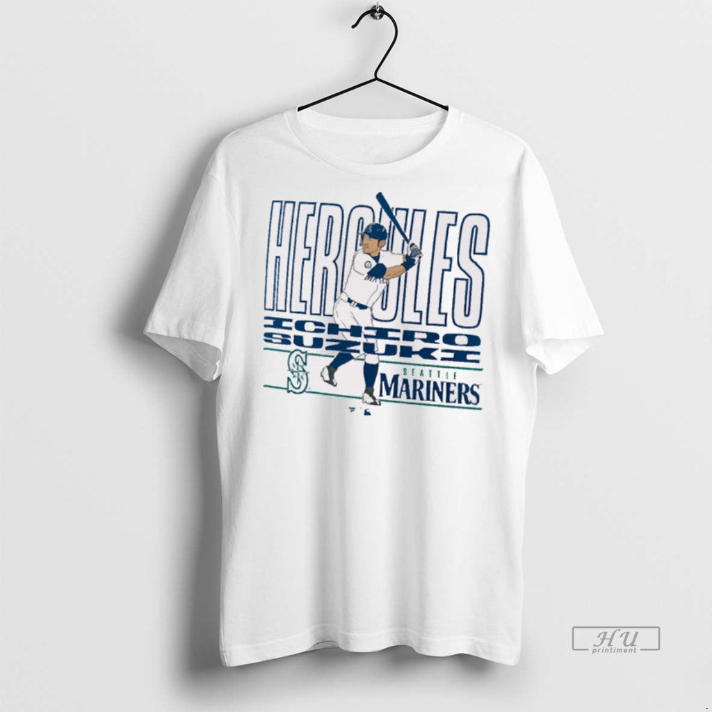 Officials Seattle Mariners Mlb Ichiro Suzuki Hercules - Adult & Kids T-Shirts, Sweatshirts & Hoodies apparel design preview 1
