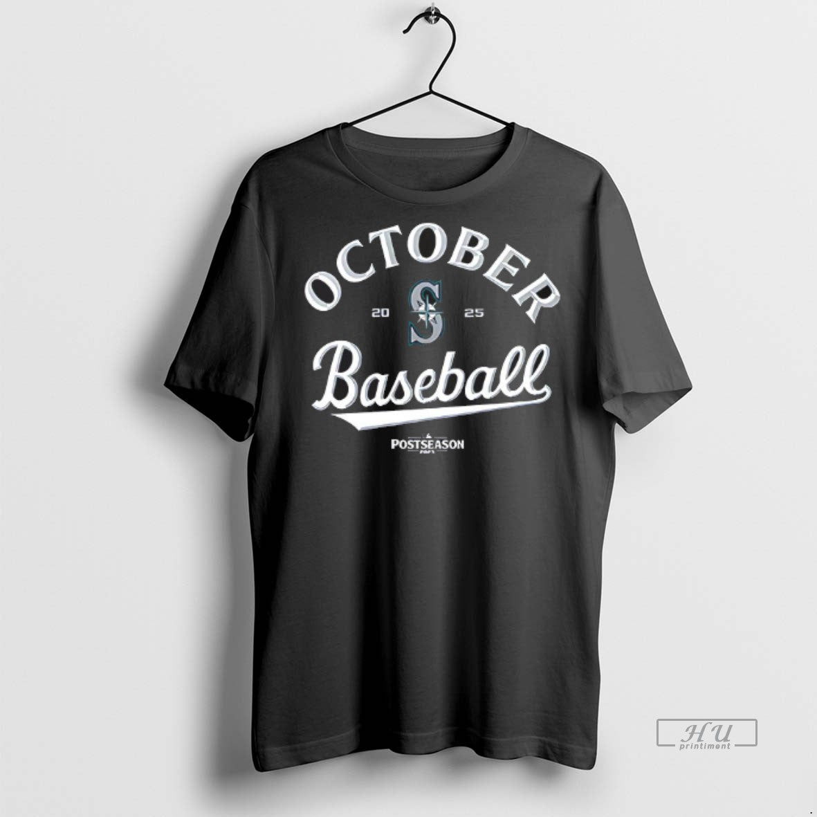 Officials Seattle Mariners October Baseball 2025 Mlb - Adult & Kids T-Shirts, Sweatshirts & Hoodies apparel design preview 1