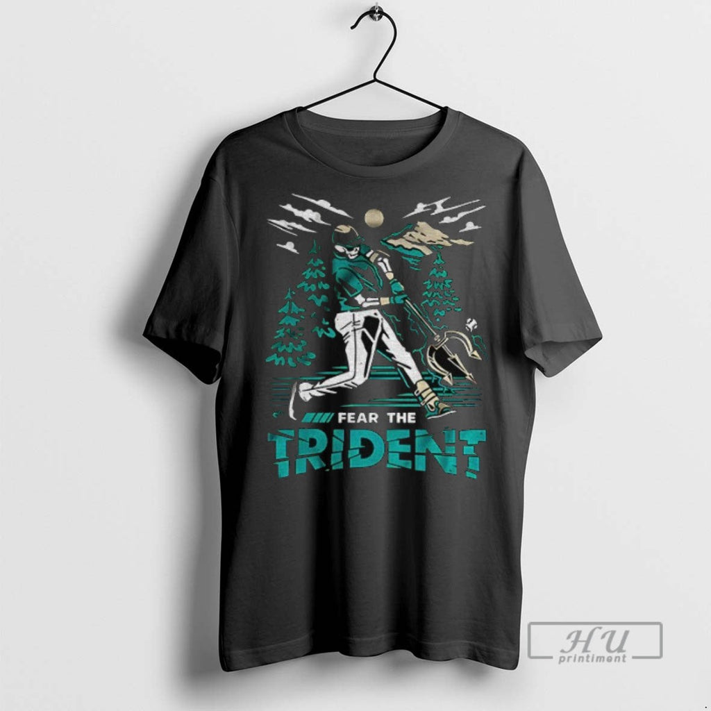Officials Seattle Mariners Skeleton Fear The Trident - Adult & Kids T-Shirts, Sweatshirts & Hoodies apparel design preview 1