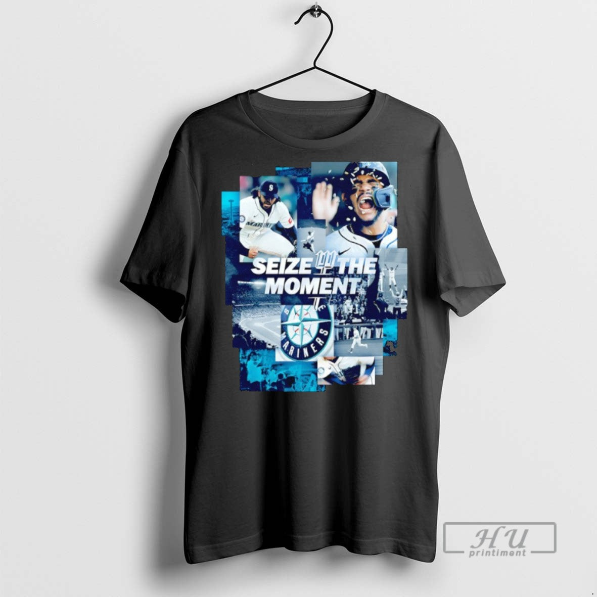 Officials Seize The Moment Seattle Mariners Graphic - Adult & Kids T-Shirts, Sweatshirts & Hoodies apparel design preview 1