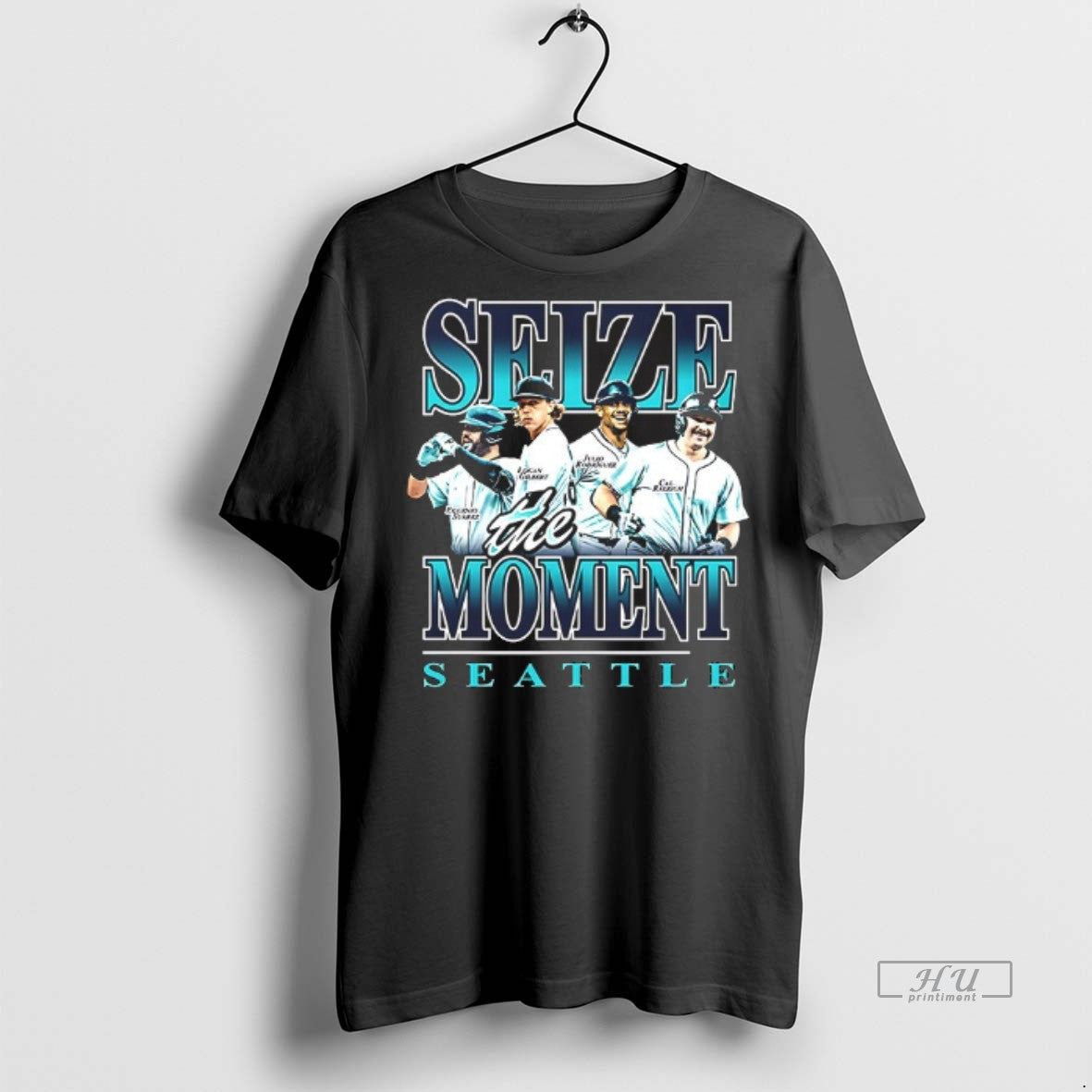 Officials Seize The Moment Seattle Mariners Baseball - Adult & Kids T-Shirts, Sweatshirts & Hoodies apparel design preview 1