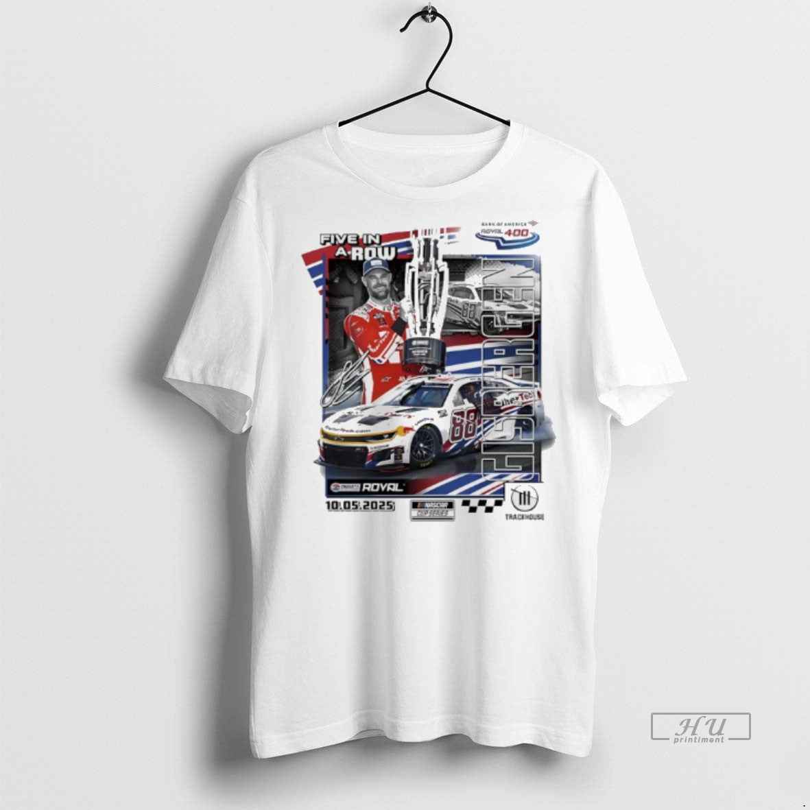 Officials Shane Van Gisbergen 2025 Bank Of America - Adult & Kids T-Shirts, Sweatshirts & Hoodies apparel design preview 1