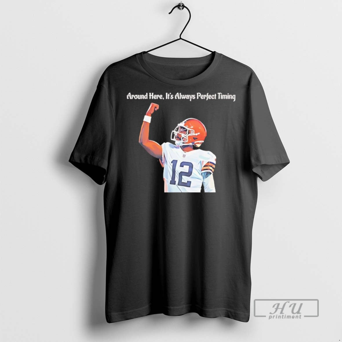 Officials Shedeur Sanders Around Here Its Always - Adult & Kids T-Shirts, Sweatshirts & Hoodies apparel design preview 1