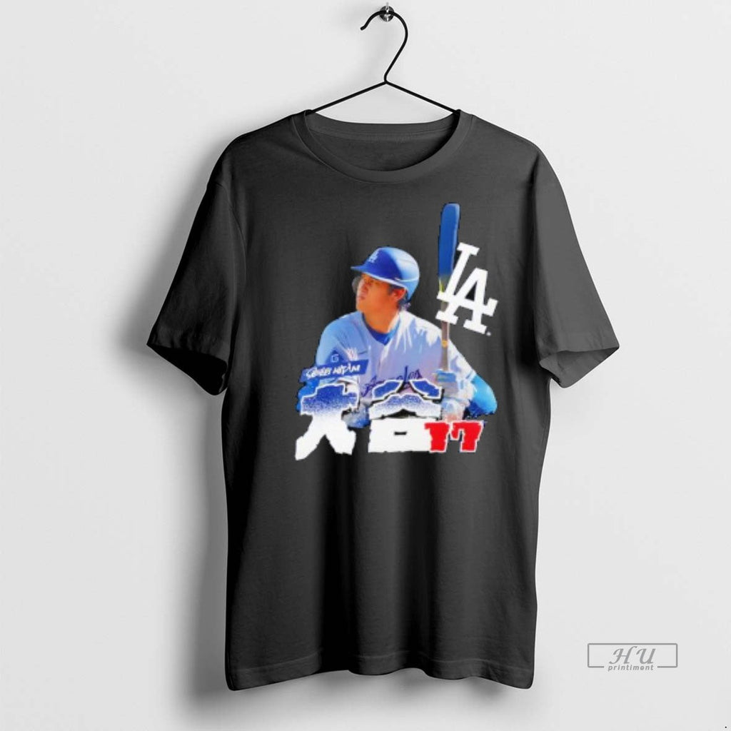 Officials Shohei Ohtani Los Angeles Dodgers Amp - Adult & Kids T-Shirts, Sweatshirts & Hoodies apparel design preview 1