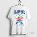 Officials Shutdown Survivor White House Closed 2025 - Adult & Kids T-Shirts, Sweatshirts & Hoodies apparel design preview 1