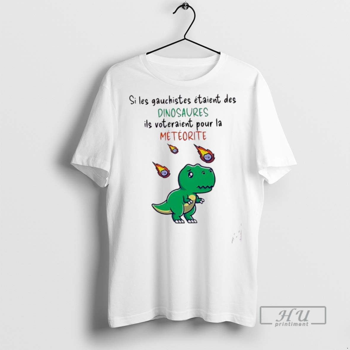 Officials Si Les Gauchistes Etaient Des Dinosaures - Adult & Kids T-Shirts, Sweatshirts & Hoodies apparel design preview 1
