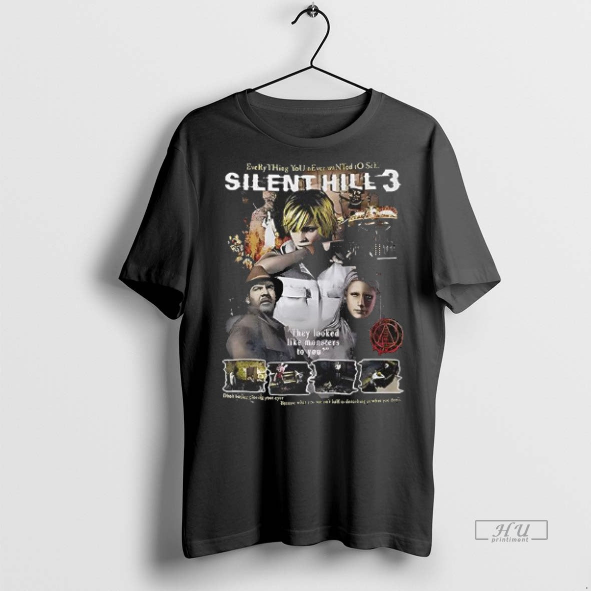 Officials Silent Hill 3 They Looked Like Monsters To - Adult & Kids T-Shirts, Sweatshirts & Hoodies apparel design preview 1