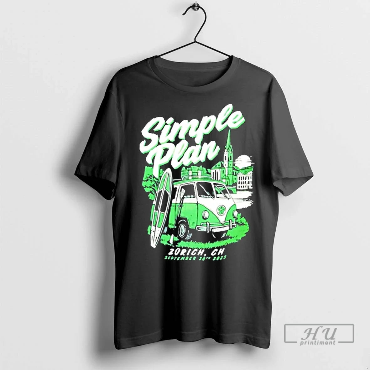 Officials Simple Plan Zurich Ch September 30 2025 - Adult & Kids T-Shirts, Sweatshirts & Hoodies apparel design preview 1