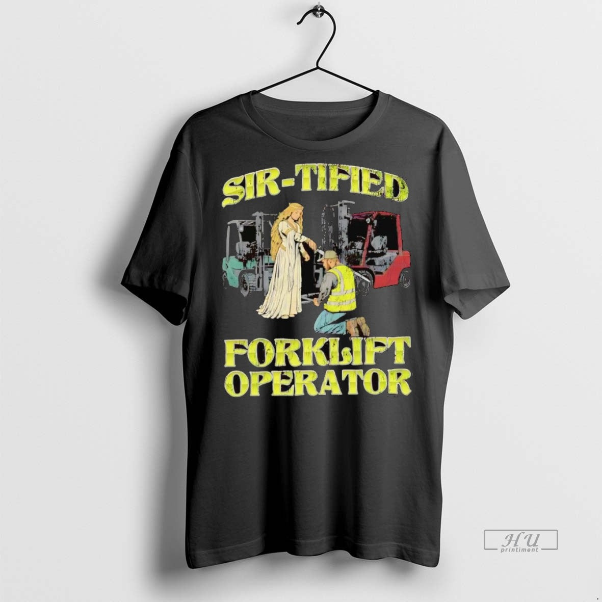 Officials Sir Tified Certified Forklift Operator - Adult & Kids T-Shirts, Sweatshirts & Hoodies apparel design preview 1