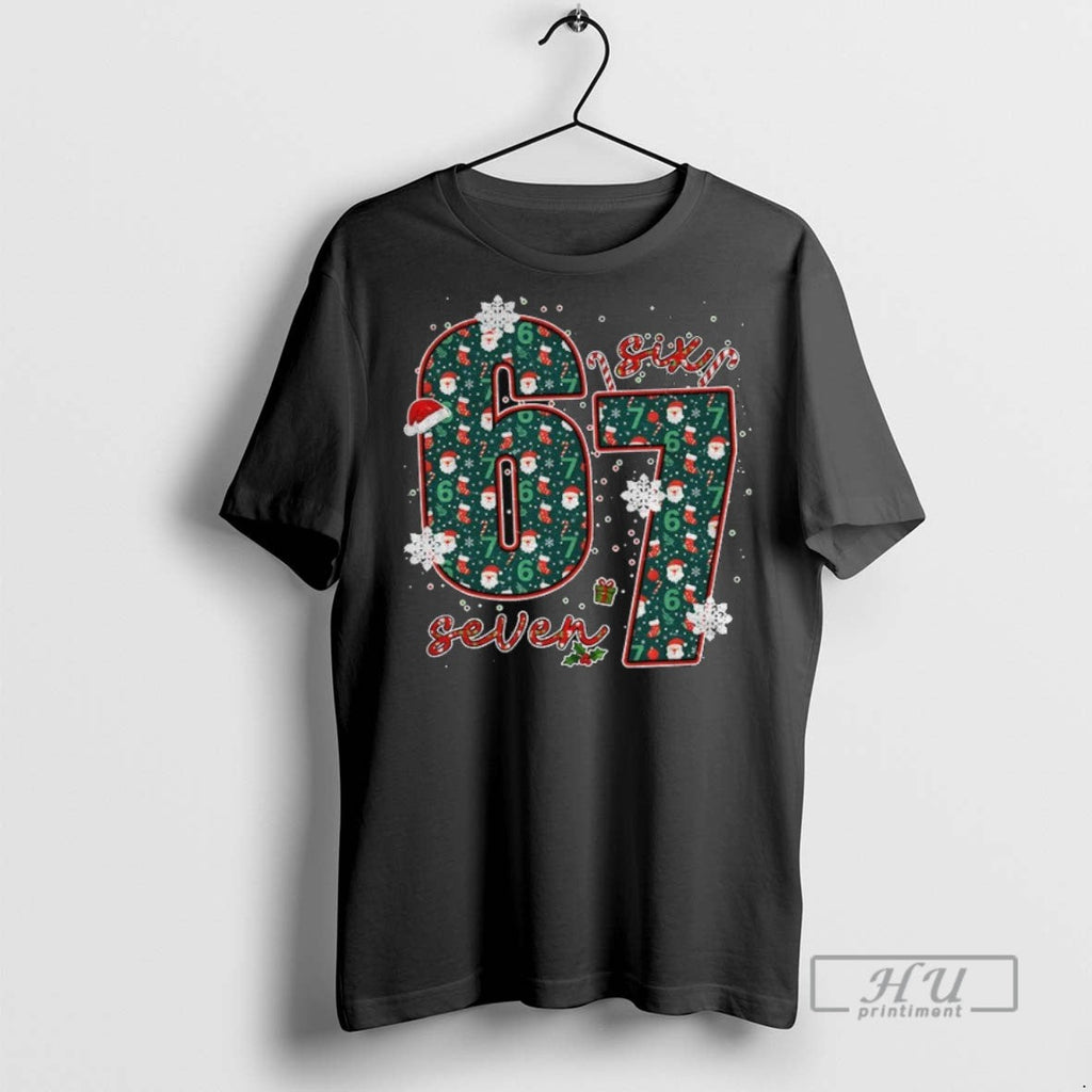 Officials Six Seven Meme Merry Christmas 2025 - Adult & Kids T-Shirts, Sweatshirts & Hoodies apparel design preview 1
