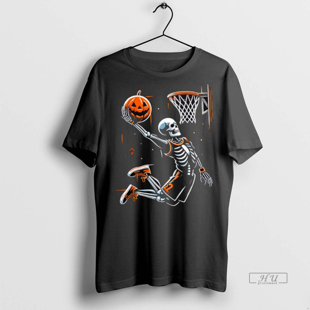 Officials Skeleton Basketball Player Men Boys Scary - Adult & Kids T-Shirts, Sweatshirts & Hoodies apparel design preview 1