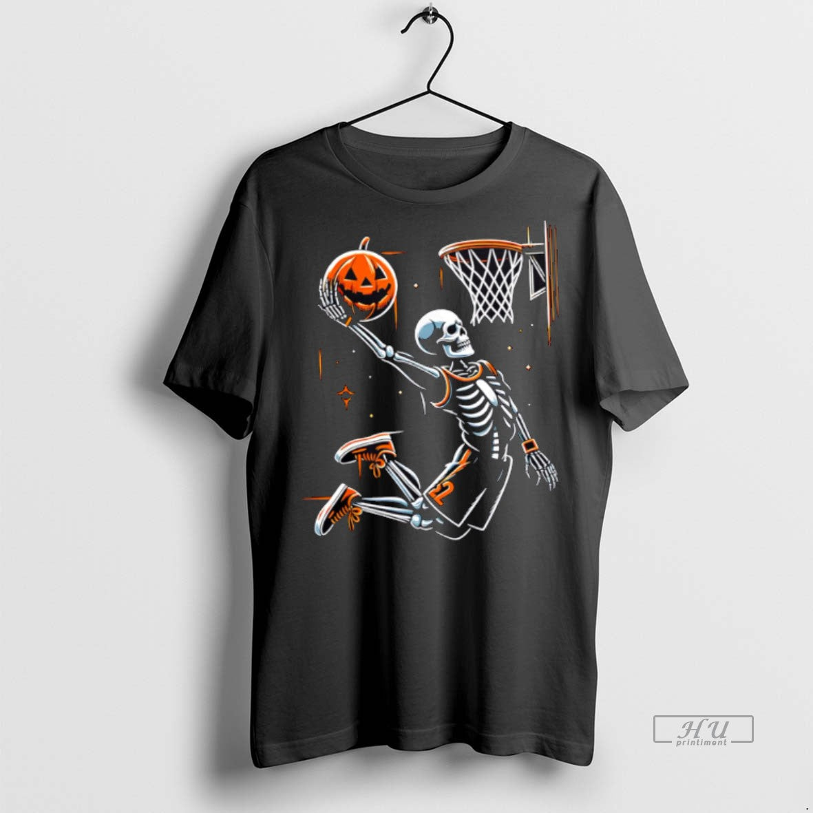 Officials Skeleton Basketball Player Men Boys Scary - Adult & Kids T-Shirts, Sweatshirts & Hoodies apparel design preview 1