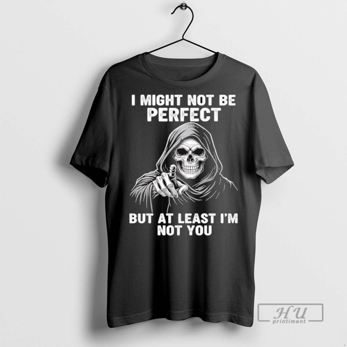Officials Skeleton I Might Not Be Perfect But At - Adult & Kids T-Shirts, Sweatshirts & Hoodies apparel design preview 1