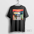 Officials Skeleton The Scream Edvard Munchs Famous - Adult & Kids T-Shirts, Sweatshirts & Hoodies apparel design preview 1