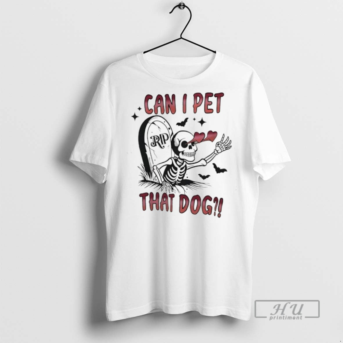 Officials Skeleton Can I Pet That Dog Rip - Adult & Kids T-Shirts, Sweatshirts & Hoodies apparel design preview 1