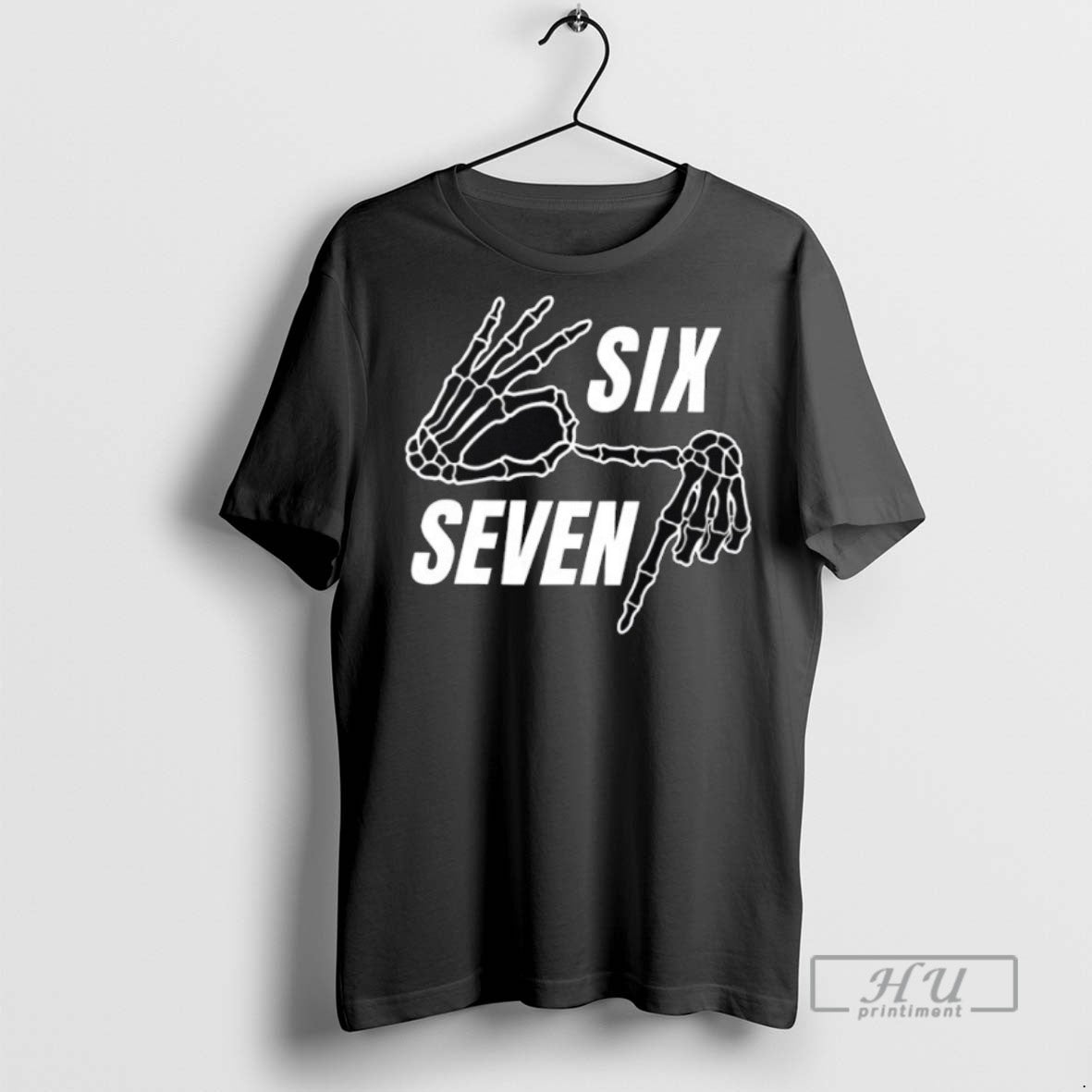 Officials Skeleton Hands Six Seven - Adult & Kids T-Shirts, Sweatshirts & Hoodies apparel design preview 1
