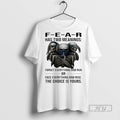 Officials Skull Fear Has Two Meanings Forget - Adult & Kids T-Shirts, Sweatshirts & Hoodies apparel design preview 1