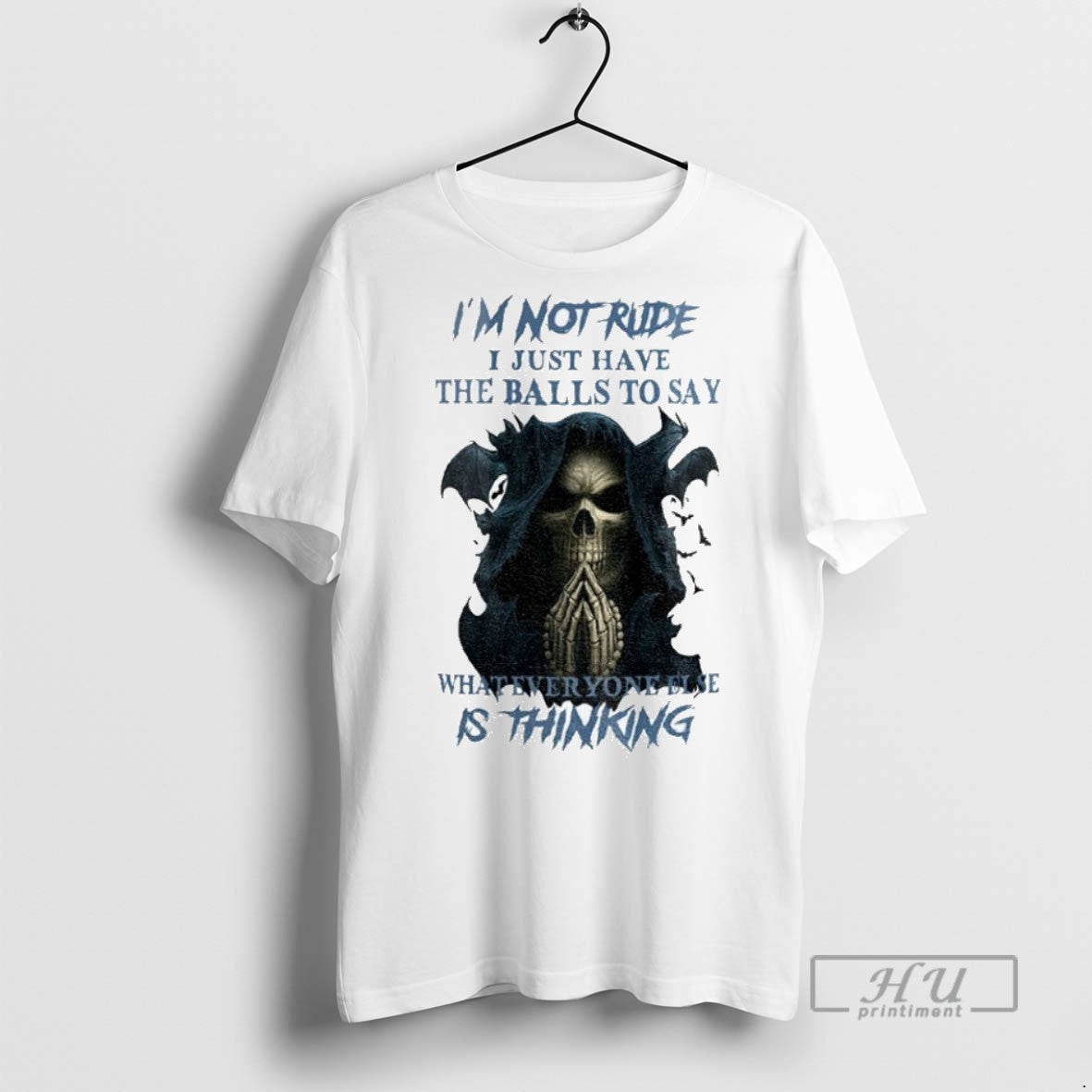 Officials Skull Im Not Rude I Just Have The Balls To - Adult & Kids T-Shirts, Sweatshirts & Hoodies apparel design preview 1