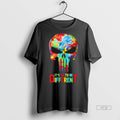 Officials Skull X Detroit Lions Autism Its Ok To Be - Adult & Kids T-Shirts, Sweatshirts & Hoodies apparel design preview 1