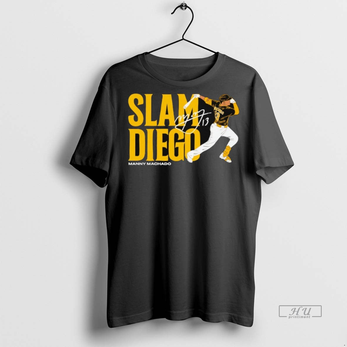 Officials Slam Diego Manny Machado 13 San Padres - Adult & Kids T-Shirts, Sweatshirts & Hoodies apparel design preview 1