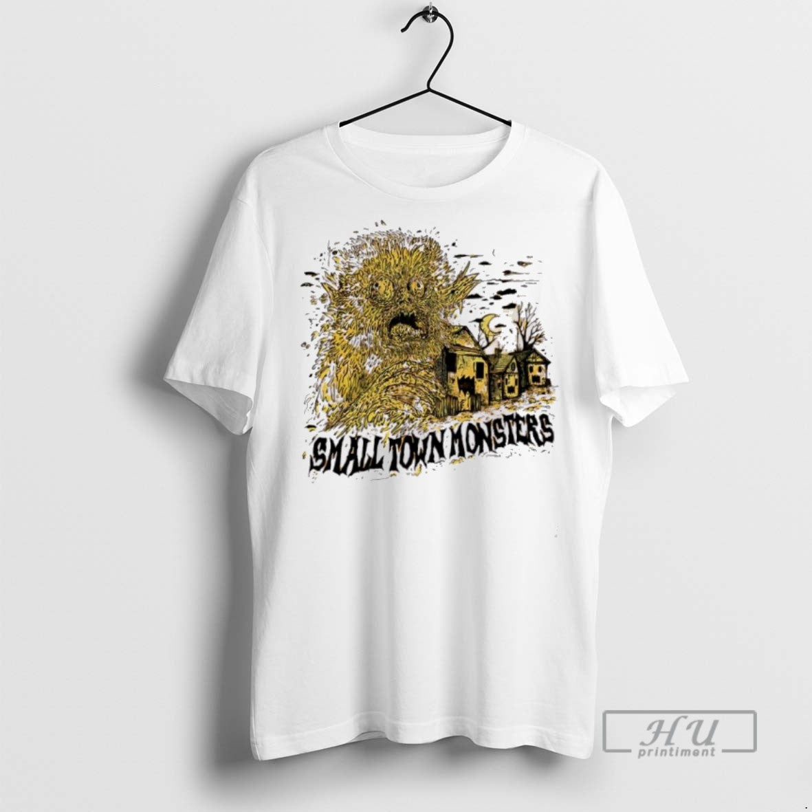 Officials Small Town Monsters Spooky Season Special - Adult & Kids T-Shirts, Sweatshirts & Hoodies apparel design preview 1